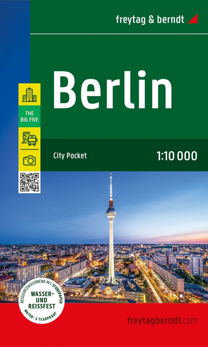 Plan de poche - Berlin (Allemagne) | Freytag & Berndt carte pliée Freytag & Berndt 