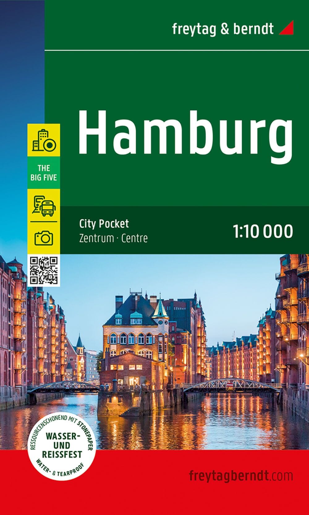 Plan de poche - Hambourg (Allemagne) | Freytag & Berndt carte pliée Freytag & Berndt 