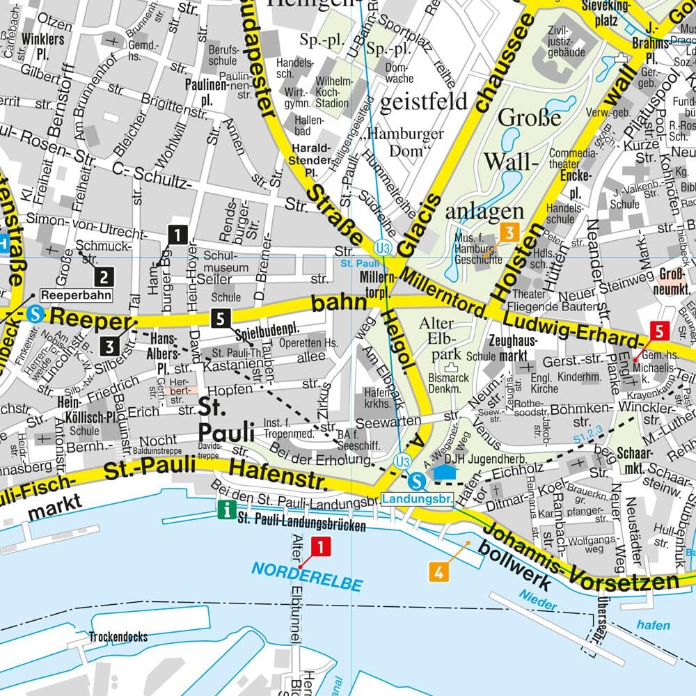 Plan de poche - Hambourg (Allemagne) | Freytag & Berndt carte pliée Freytag & Berndt 