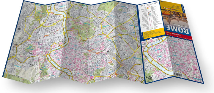 Plan de poche plastifié (mini) - Rome, Vatican Ville | Express Map carte pliée Express Map 