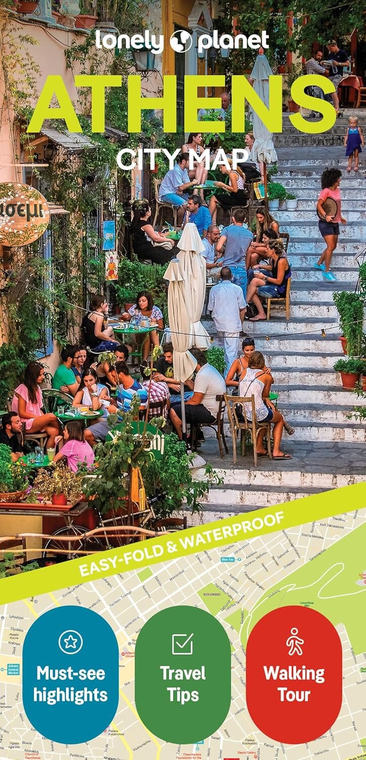 Plan de ville (en anglais) - Athens | Lonely Planet carte pliée Lonely Planet EN 