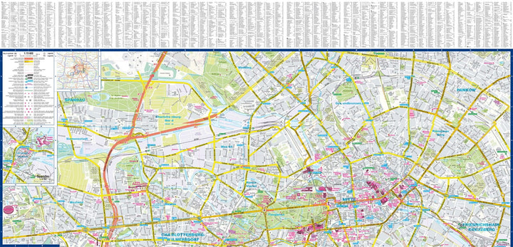 Plan de ville plastifié - Berlin | Express Map carte pliée Express Map 