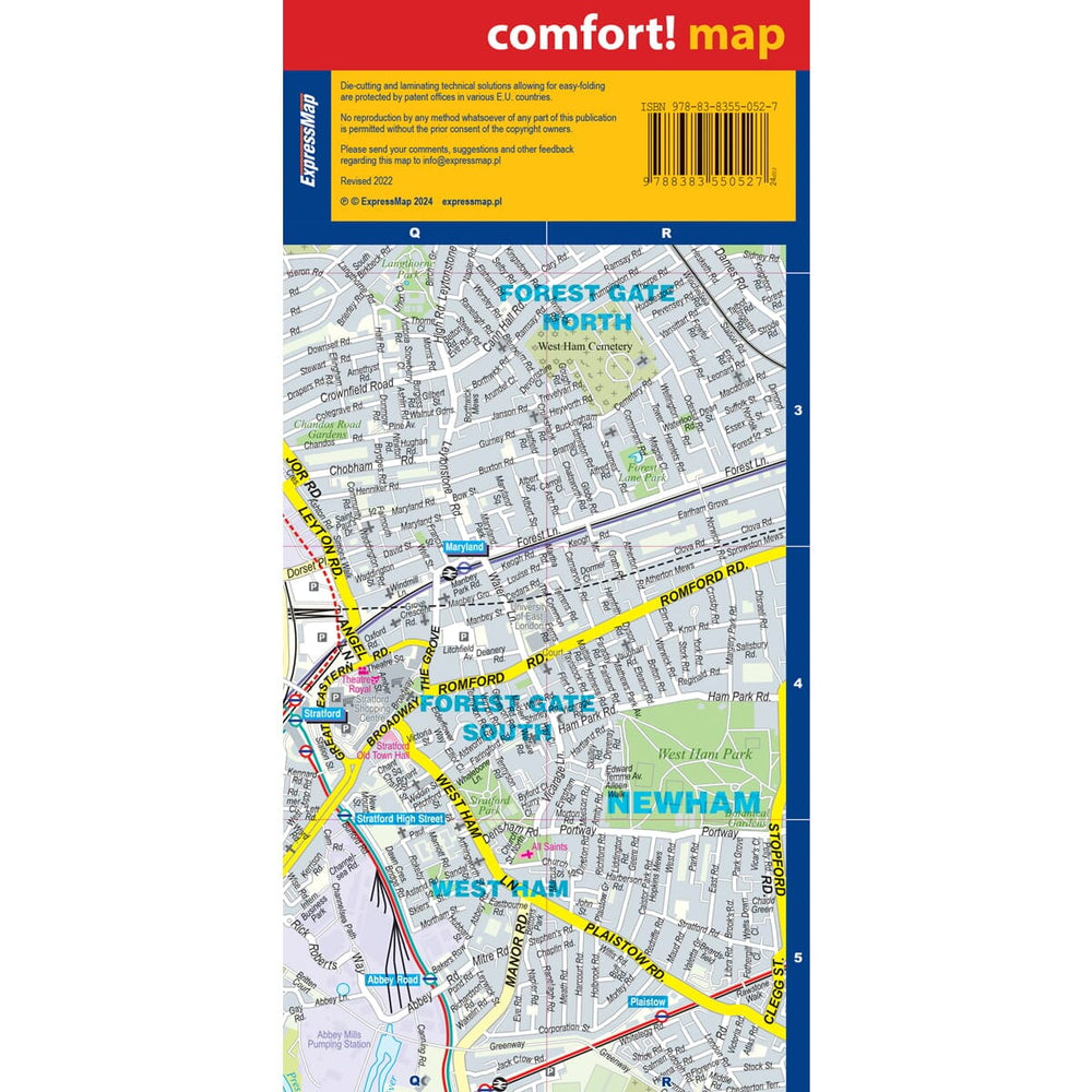 Plan de ville plastifié - Londres | Express Map carte pliée Express Map 