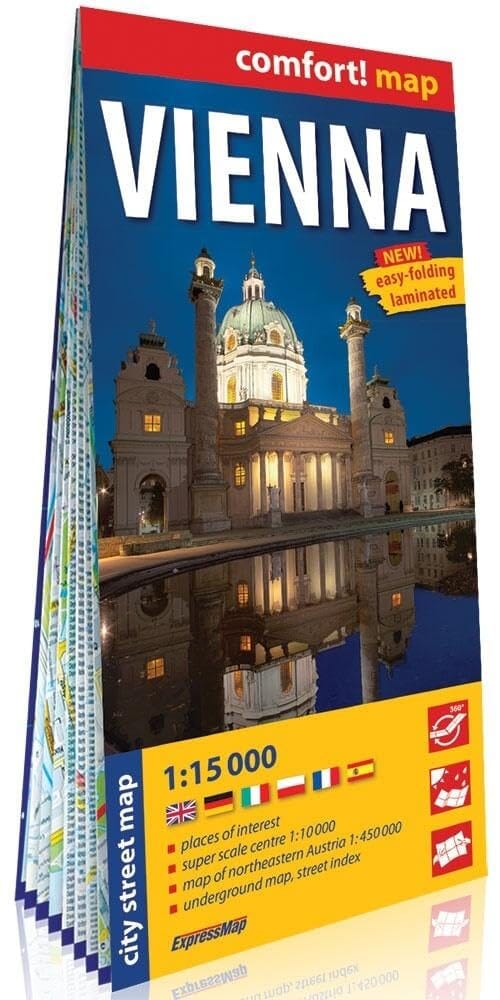 Plan de ville plastifié - Vienne | Express Map carte pliée Express Map 