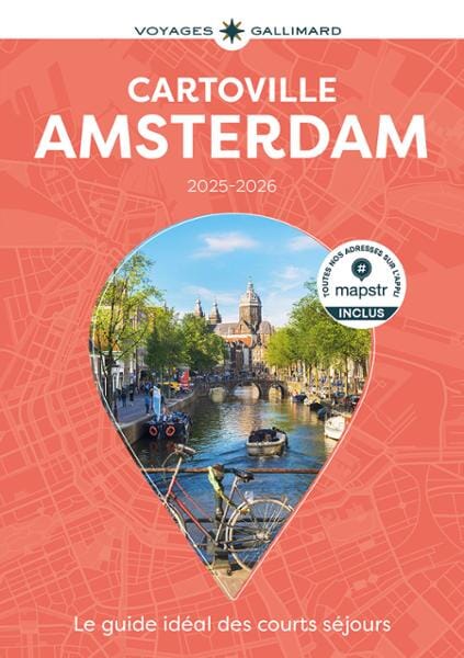 Plan détaillé - Amsterdam 2025/26 | Cartoville carte pliée Gallimard 