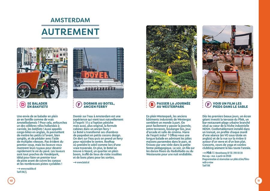 Plan détaillé - Amsterdam 2025/26 | Cartoville carte pliée Gallimard 