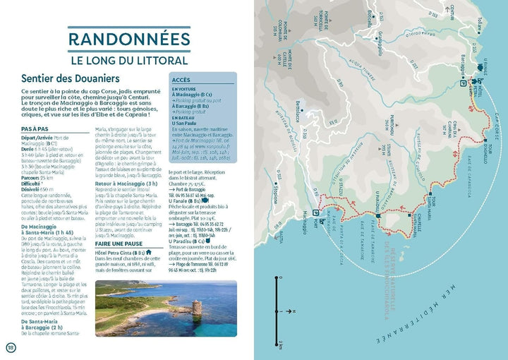 Plan détaillé - Corse - Édition 2024 | Cartoville carte pliée Gallimard 
