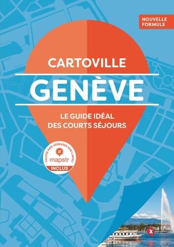 Plan détaillé - Genève | Cartoville carte pliée Gallimard 