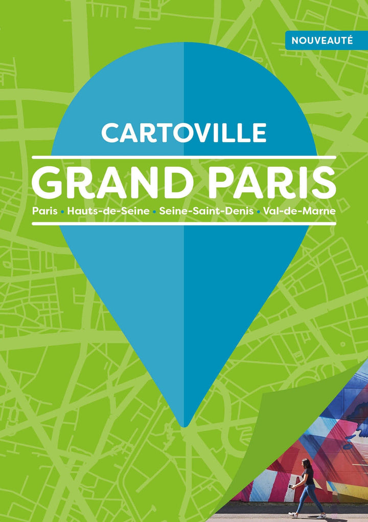 Plan détaillé - Grand Paris | Cartoville carte pliée Gallimard 