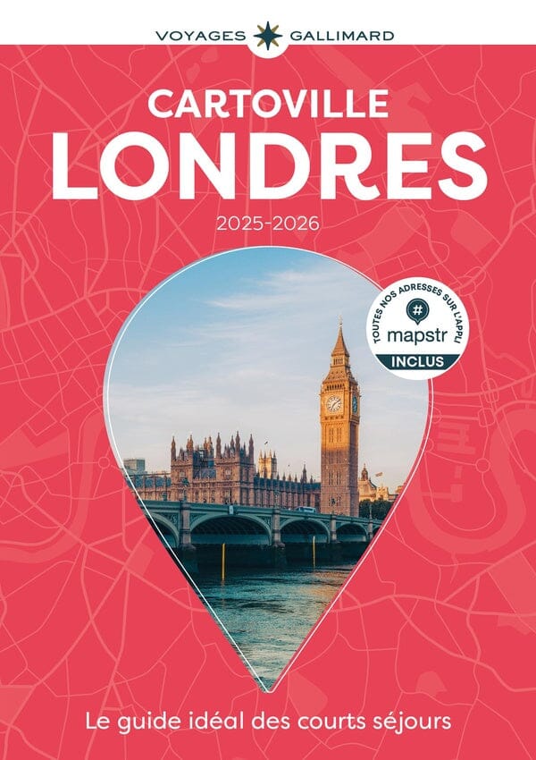 Plan détaillé - Londres 2025/26 | Cartoville carte pliée Gallimard 