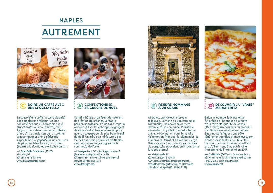 Plan détaillé - Naples - Édition 2024 | Cartoville carte pliée Gallimard 