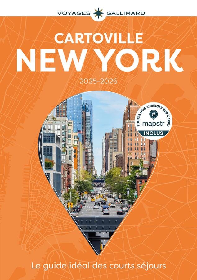 Plan détaillé - New York 2025/26 | Cartoville carte pliée Gallimard 