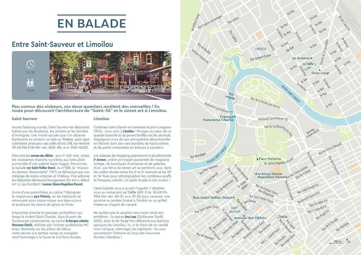 Plan détaillé - Ville de Québec | Cartoville guide de voyage Gallimard 