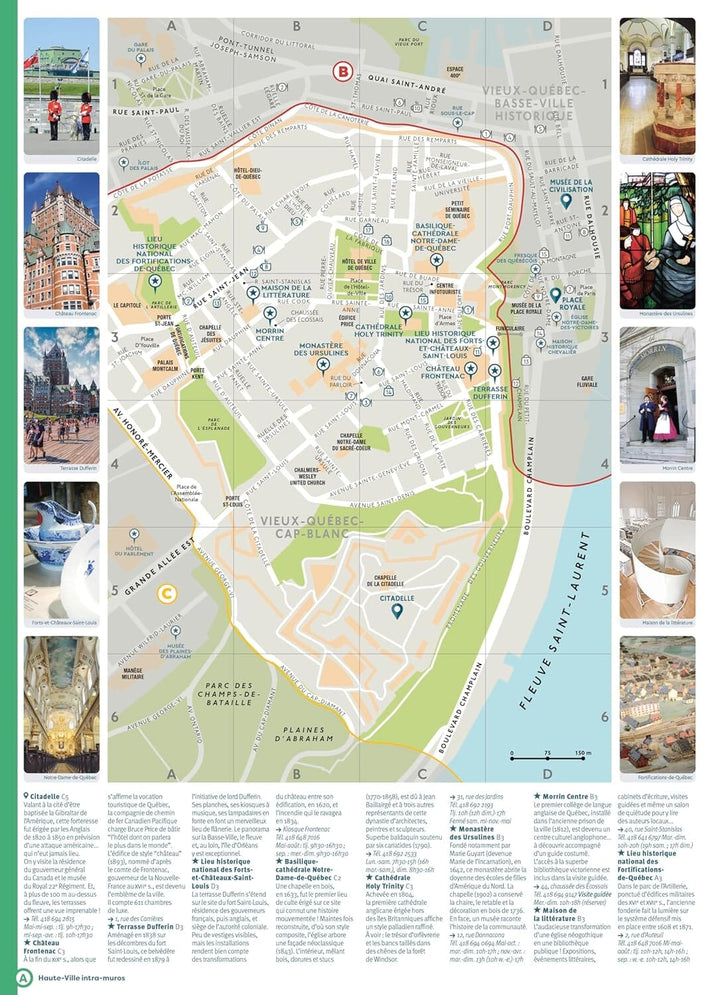 Plan détaillé - Ville de Québec | Cartoville guide de voyage Gallimard 