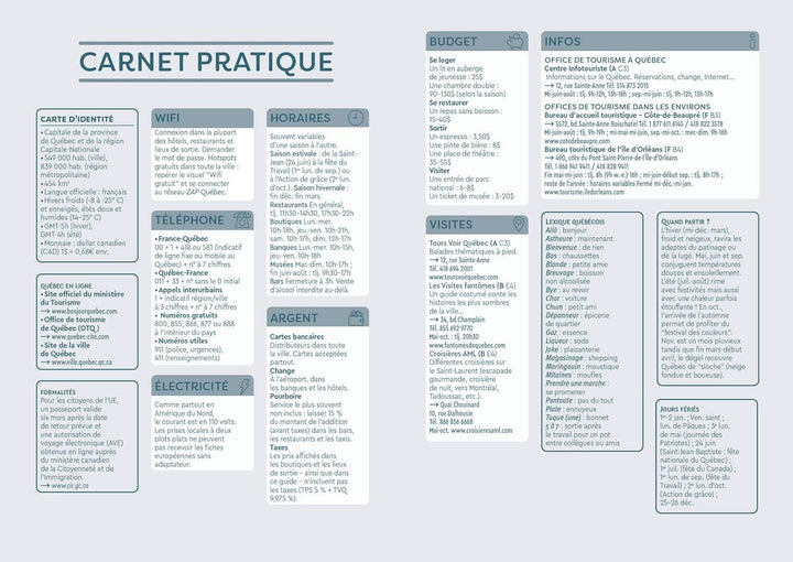 Plan détaillé - Ville de Québec | Cartoville guide de voyage Gallimard 