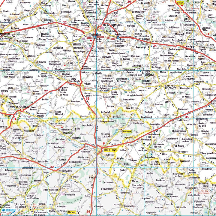 Poster - Pas-de-Calais (119 x 85 cm) | Blay Foldex carte murale hors dimensions Blay Foldex 
