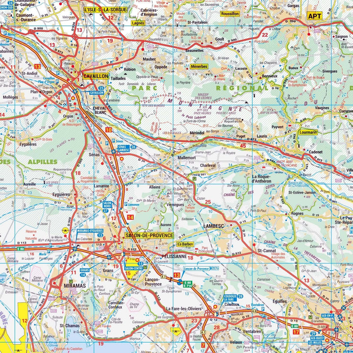 Poster - Vaucluse (119 x 85 cm) | Blay Foldex carte murale hors dimensions Blay Foldex 