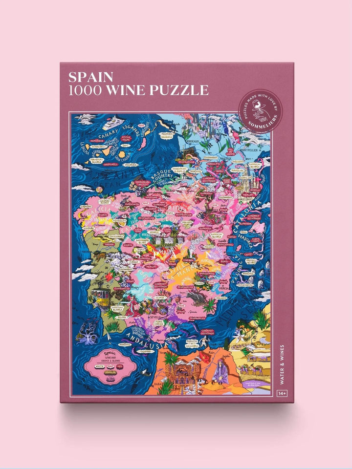Puzzle de 1000 pièces - Les vins d'Espagne (48 x 68 cm) puzzle Water & Wines 