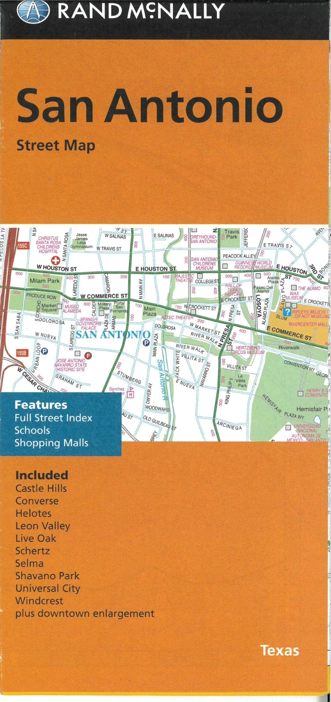 San Antonio, Texas | Rand McNally carte pliée Rand McNally 