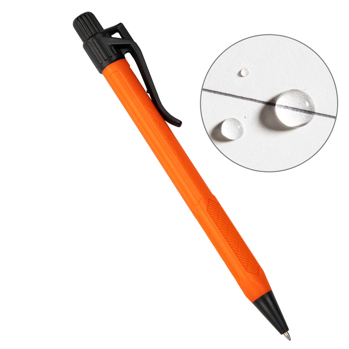 Stylo étanche à clic Rite in the Rain – Encre tous-temps noire (OR11 / BK11) accessoire de voyage Rite in the Rain Orange 