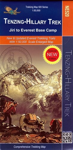 Tenzing-Hillary Pass : Jiri To Everest Base Camp | Himalayan MapHouse carte pliée Himalayan MapHouse 