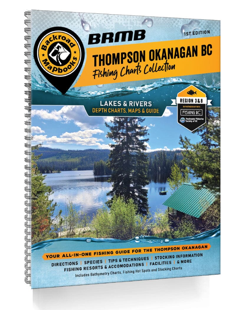 Thompson Okanagan BC Fishing Mapbook | Backroads Mapbooks atlas Backroads Mapbooks 