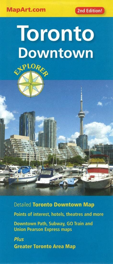 Toronto Downtown, Explorer Map | Canadian Cartographics Corporation carte pliée Canadian Cartographics Corporation 