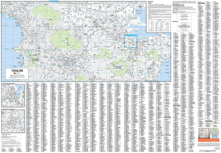 Toulon, Var - Plan de ville | Blay Foldex carte pliée Blay Foldex 