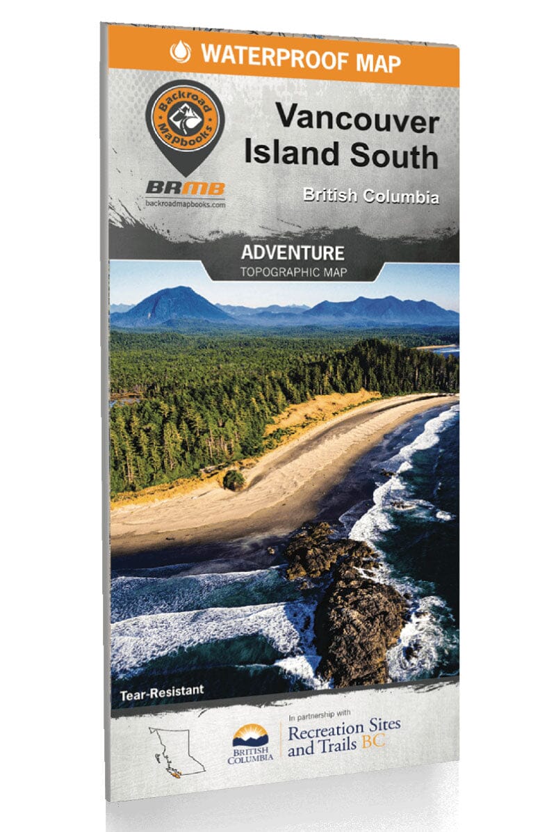 Vancouver Island South BC Recreation Map | Backroads Mapbooks carte pliée Backroads Mapbooks 