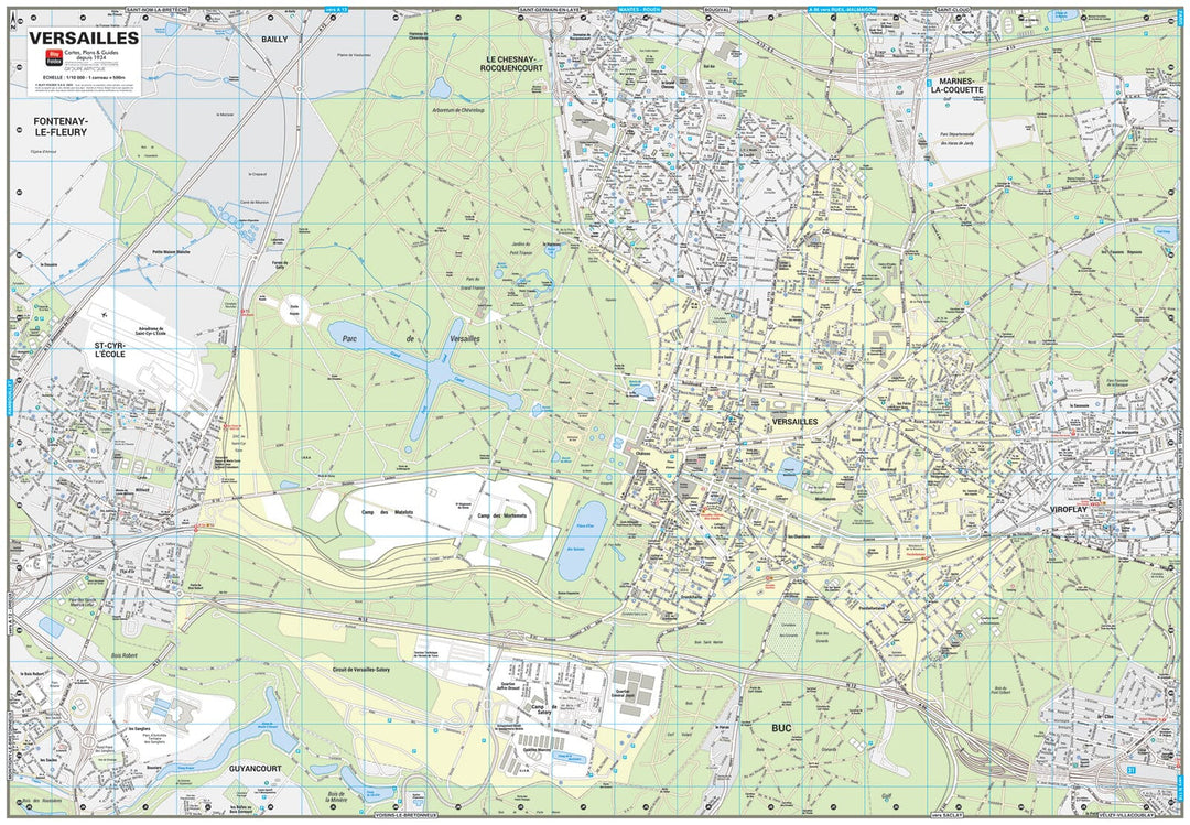 Versailles, Yvelines - Plan de ville | Blay Foldex carte pliée Blay Foldex 