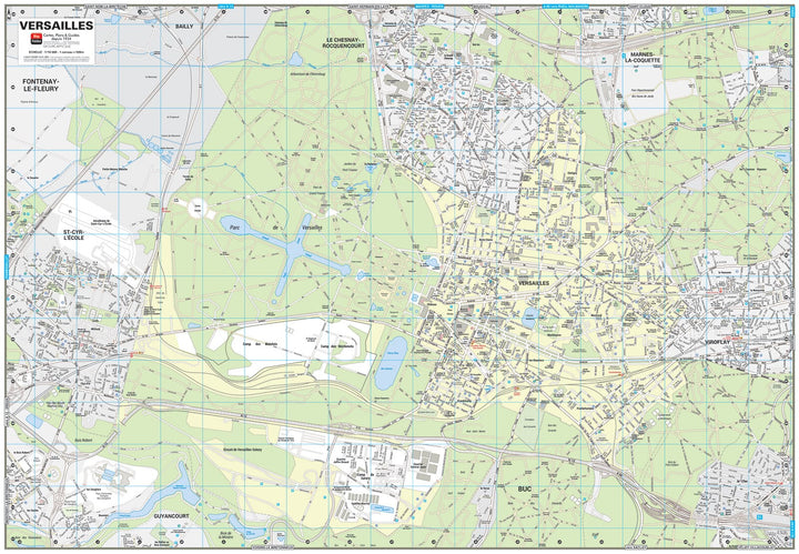 Versailles, Yvelines - Plan de ville | Blay Foldex carte pliée Blay Foldex 