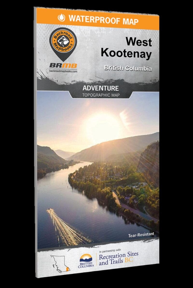 West Kootenay BC Recreation Map | Backroads Mapbooks carte pliée Backroads Mapbooks 