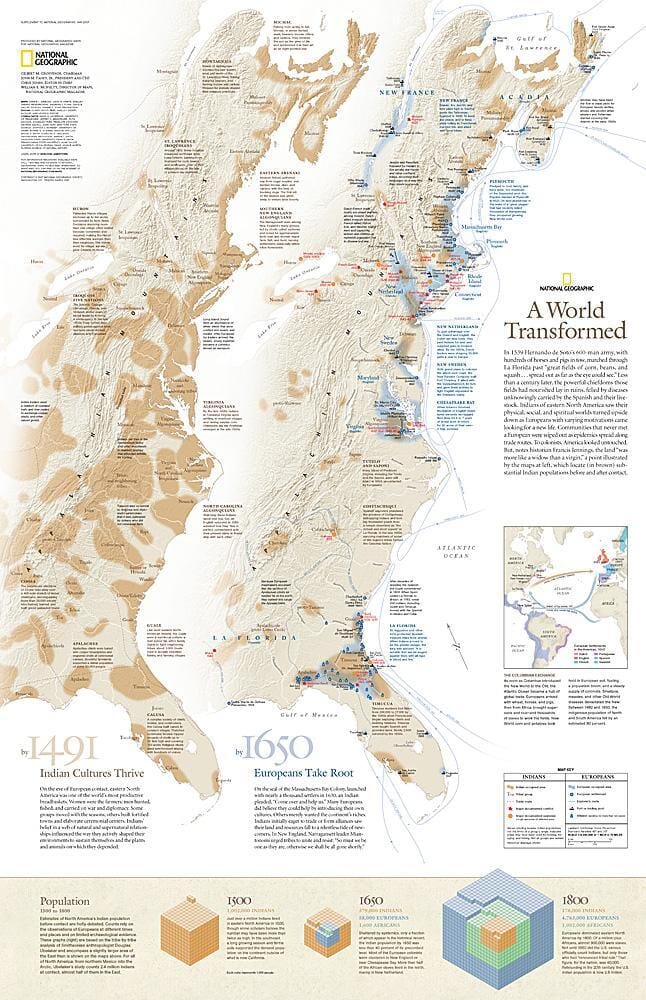 2007 A World Transformed Wall Map 