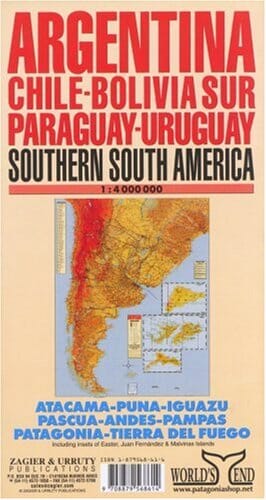 Amérique du Sud, Sud | Zagier y Urruty carte pliée Zagier y Urruty 