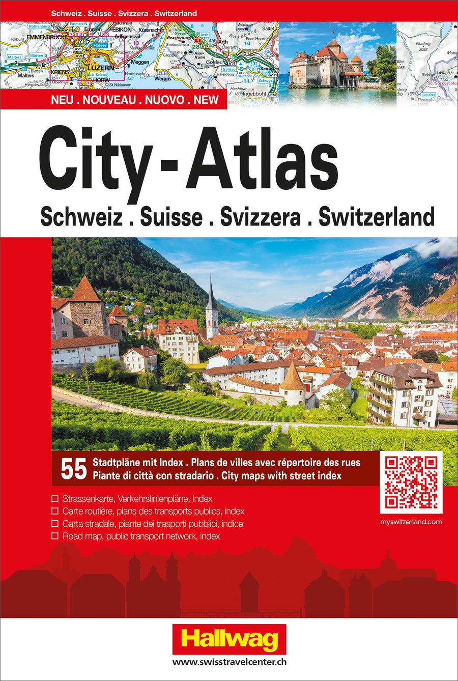 Atlas de villes - Suisse | Hallwag atlas Hallwag 