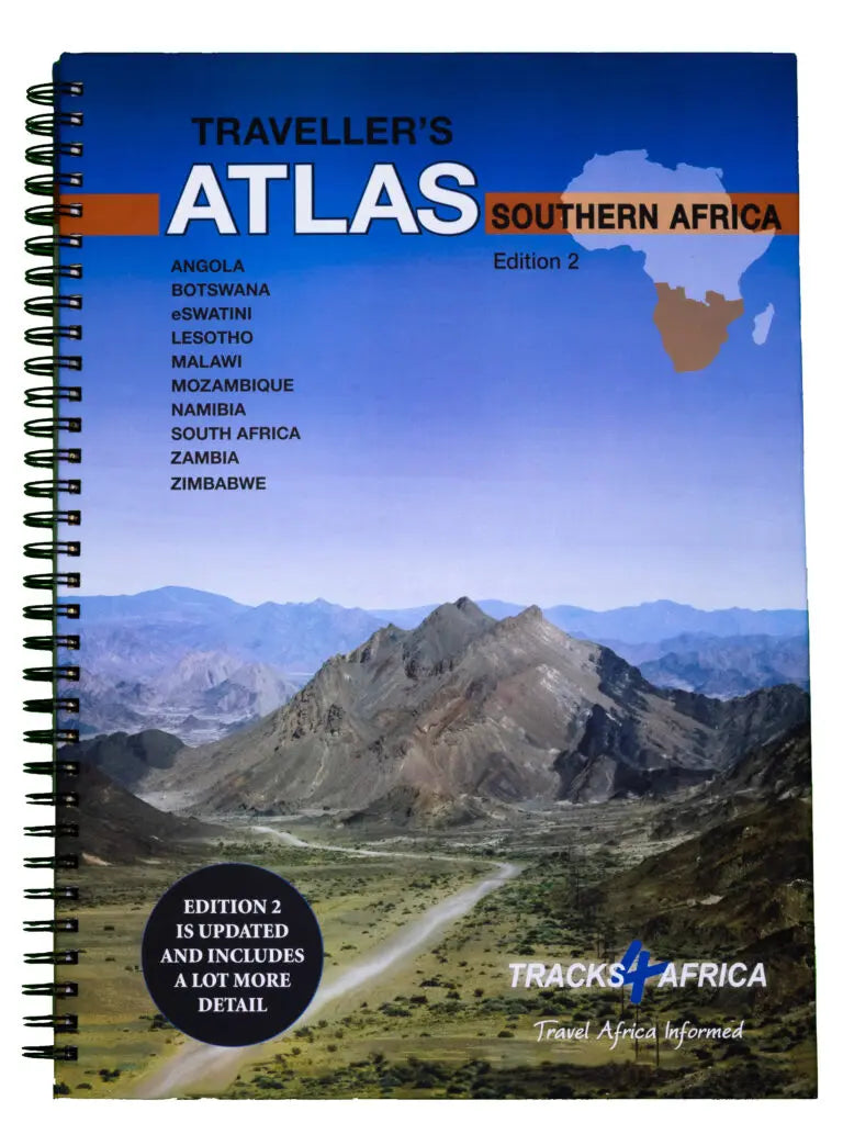 Atlas de voyage - Afrique Australe | Tracks4Africa atlas Tracks4Africa 