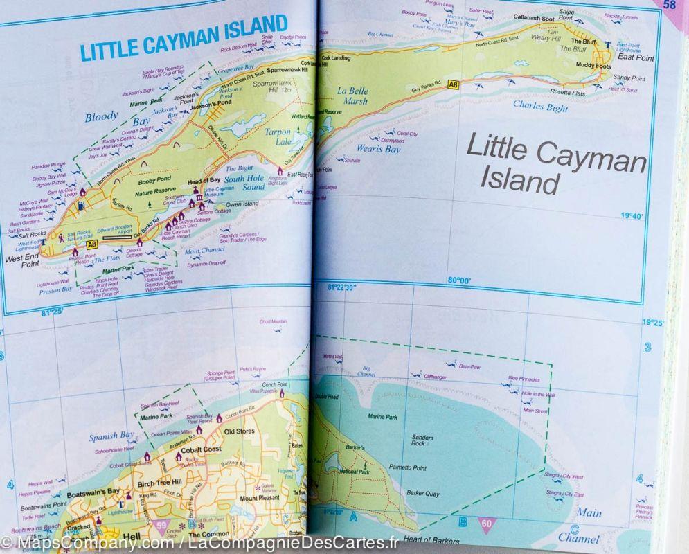 Atlas de voyage de poche – Iles de l&rsquo;ouest des Caraibes | ITM - La Compagnie des Cartes