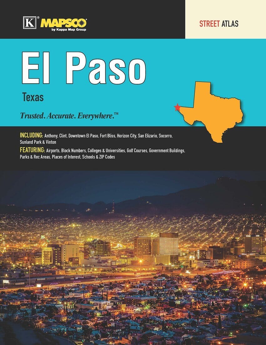 El Paso Street Atlas | Kappa Map Group atlas 