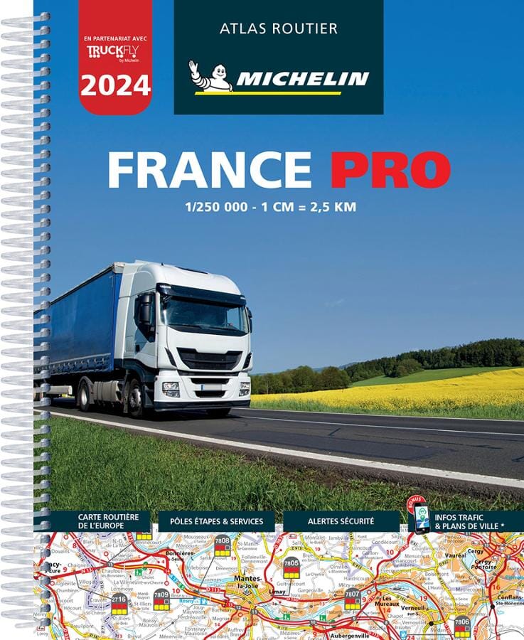 Atlas routier à spirales - France PRO, format A4 - Édition 2024 | Michelin atlas Michelin 
