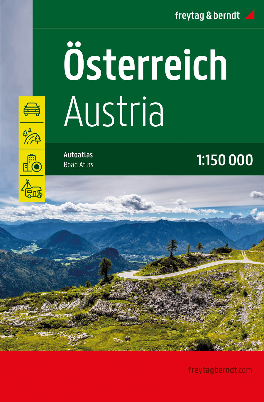 Atlas routier - Autriche (Supertouring), à spirales | Freytag & Berndt atlas Freytag & Berndt 