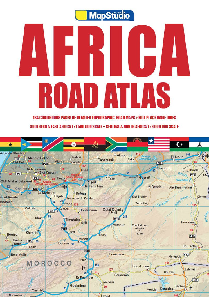Atlas routier complet de Afrique | MapStudio atlas MapStudio 