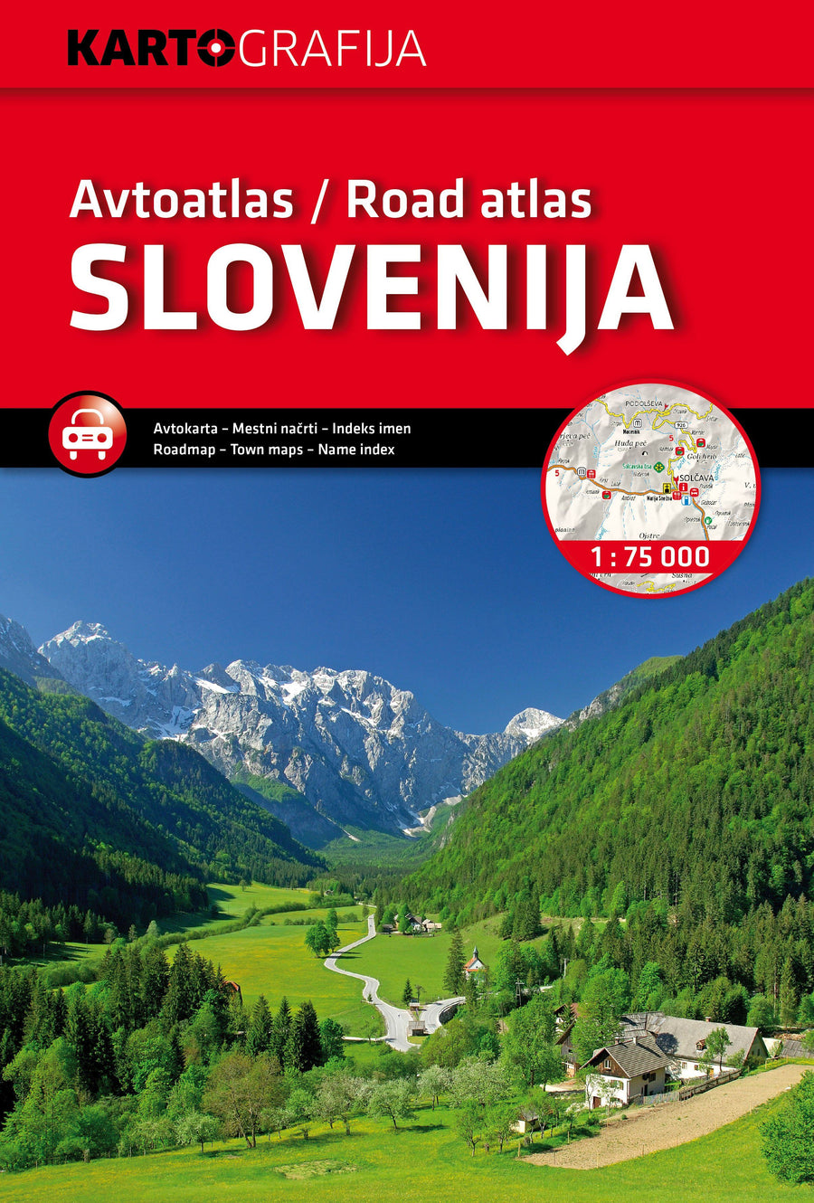 Atlas routier de la Slovénie | Kartografija - La Compagnie des Cartes