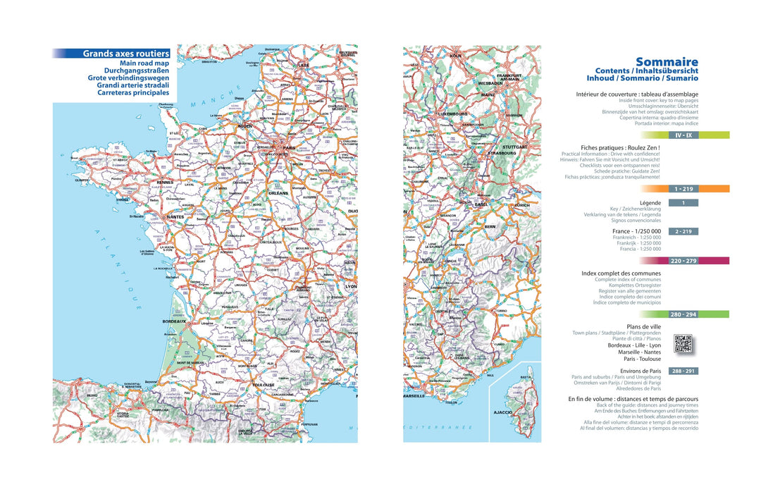Atlas routier et touristique plastifié - France (à spirales) - Édition 2023 | Michelin atlas Michelin 