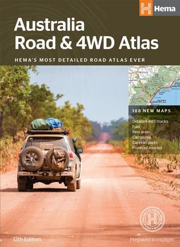 Atlas routier de l'Australie  - 25,2 cm x 34,5 cm | Hema Maps - La Compagnie des Cartes