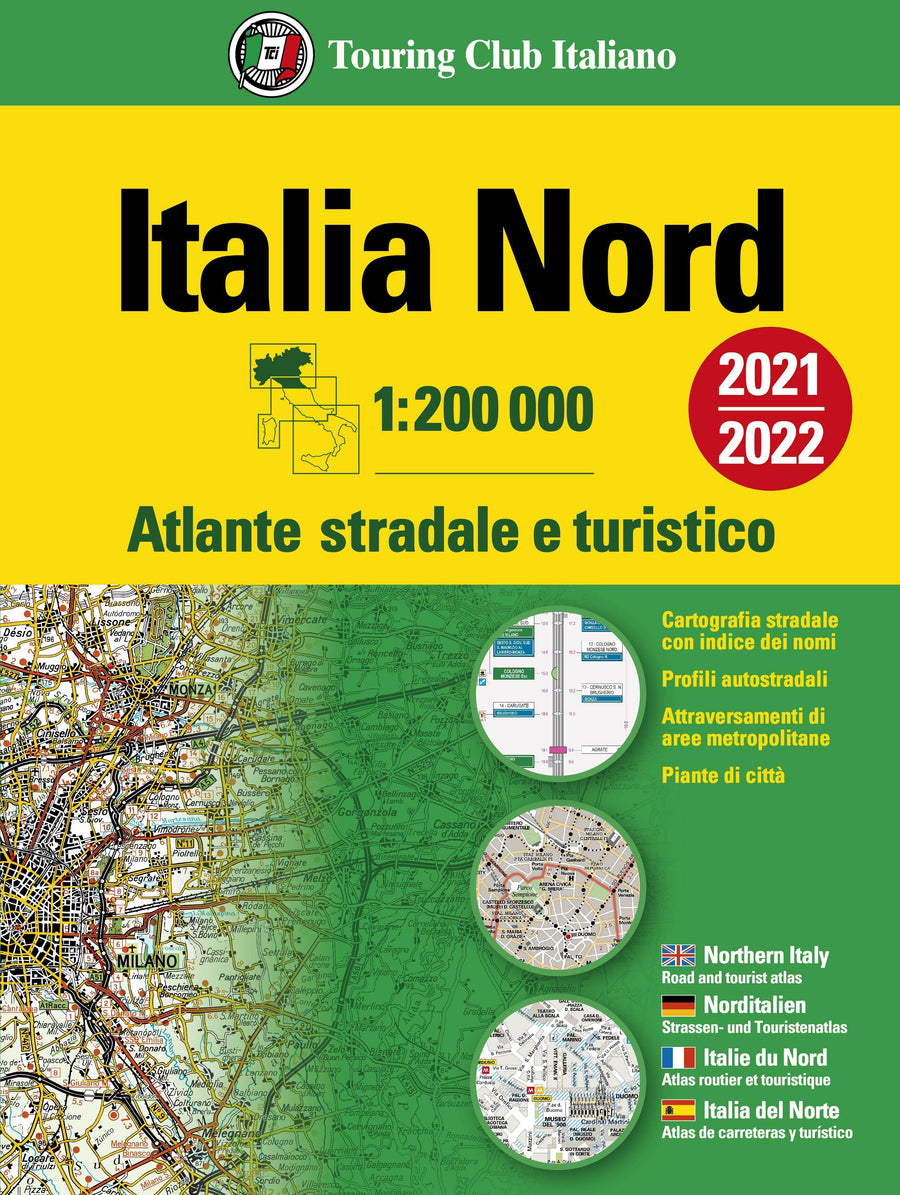 Atlas routier - Italie du Nord | Touring Club Italiano atlas Touring 