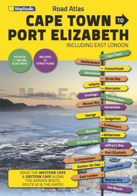 Atlas routier - Le Cap à Port Elizabeth | MapStudio atlas MapStudio 