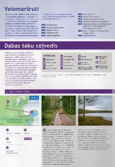 Atlas routier régional (à spirales) - Zemgale (Lettonie Sud) | Jana Seta atlas Jana Seta 