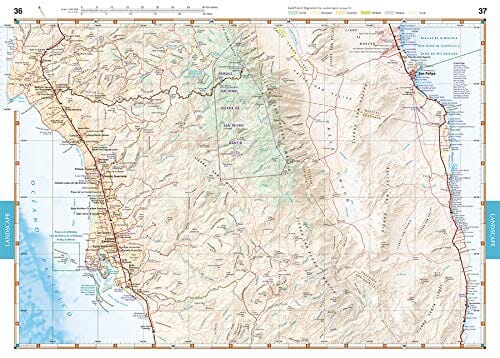 Baja California Road and Recreation Atlas | Benchmark Maps atlas Benchmark Maps 