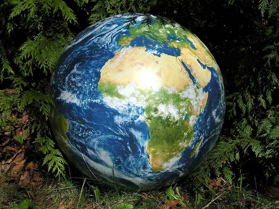 Ballon gonflable de 40 cm - Terre vue de l'espace | Earthball globe ITM 