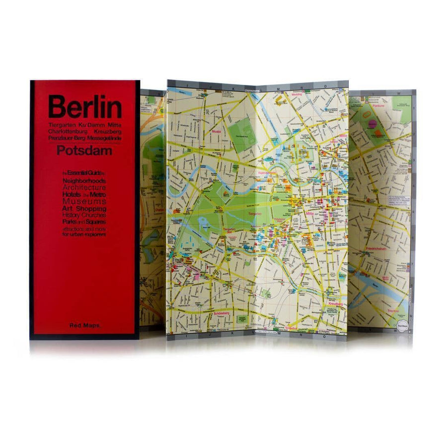 Berlin and Potsdam, Germany by Red Maps